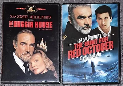 The Russia House 1990/Hunt For Red October 1990 DVD Sean Connery Double Feature • $24.95