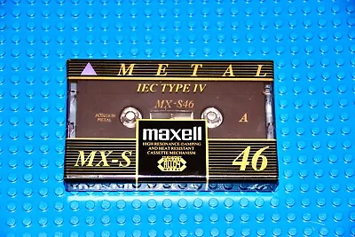 Maxell Mx-s  46  Black  Vs Ii    Type Iv    Blank Cassette  Tape (sealed) • $44.99