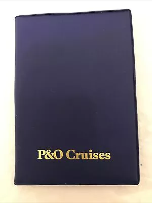 P&o Cruises Wallet: Notebook Bnwot Blue Jotter Diary Novelty Item • £10