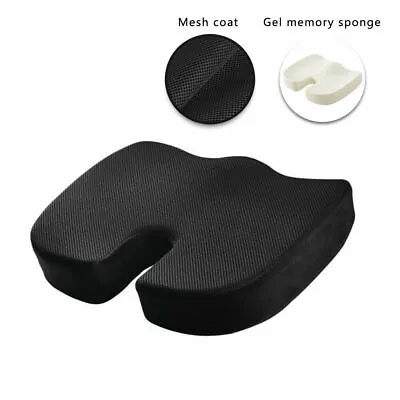 Seat Cushion Cool Gel Memory Foam Chair Pillow Orthopedic Office Chair Car Pad  • $19.50