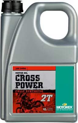 Motorex Cross Power 2T Full Synthetic 2-Stroke Oil 4 Liter 102244 • $82.95