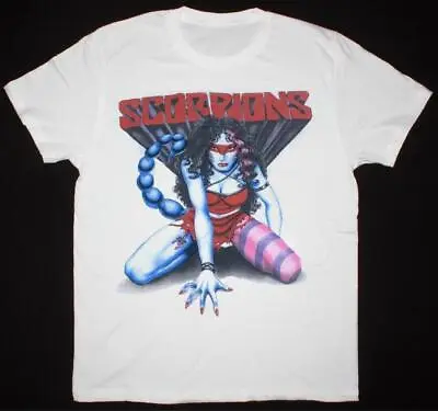 VTG Concert Music SCORPIONS Band Tour Shirt Classic White Unisex S-5XL • $17.98