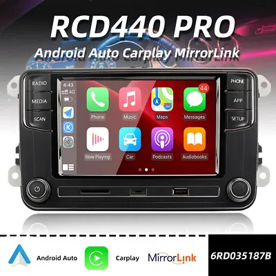 Noname RCD330 RCD340G RCD440 Android Auto CarPlay Car Stereo For VW Golf Jetta • $274.99