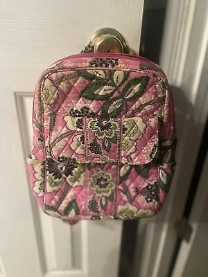 Vera Bradley Small Quilt Backpack Paisley And Floral • $15.99