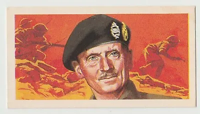 Original 1960s UK Trade Card Featuring Field-Marshal Viscount Montgomery Alamein • £2.75