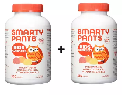 2X Smarty Pants Kids Complete Multi-vitamin - 180 Gummies EXP 03/2024 • $19.99