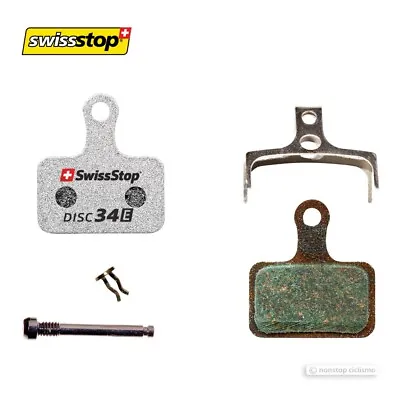 SwissStop DISC 34 E Organic Compound Brake Pads For Shimano Road  L  Shape  • $23.39