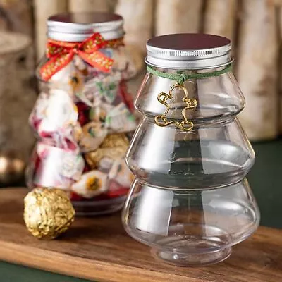 6pcs Christmas Tree Sweet Jar Kids Favor Gifts Candy Packing Decoration Boxes • $18.54
