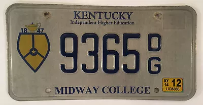 KENTUCKY MIDWAY COLLEGE EAGLES License Plate Pinkerton Hall Night Of Lights • $39.99