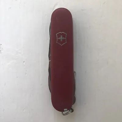 Victorinox Officer Suisse RED Swiss Army Knife SWITZERLAND SWISS MADE! • $31.99