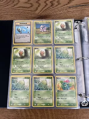 163 Assorted Pokémon Cards - Includes Folder! • $5