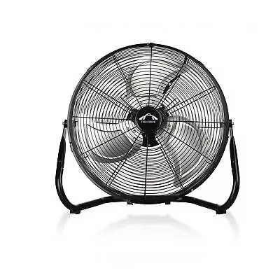 12 High Velocity Floor Fan Heavy Duty Metal Industrial Black All Metal • $57.99