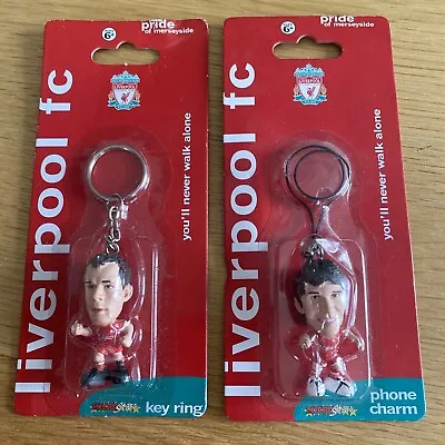 BRAND NEW 2007 LFC Microstars Keyring Luis Garcia Jamie Carragher Liverpool • £12.99