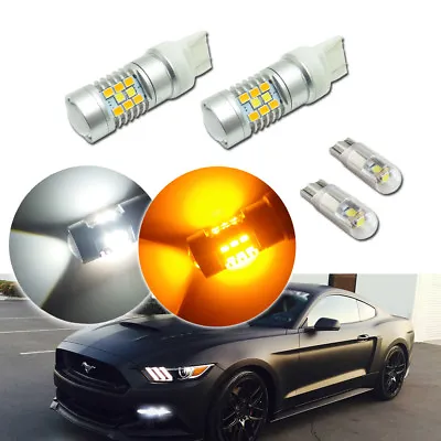 Switchback LED Kit For 2015&up Ford Mustang As Daytime Running Light/Turn Signal • $19.68