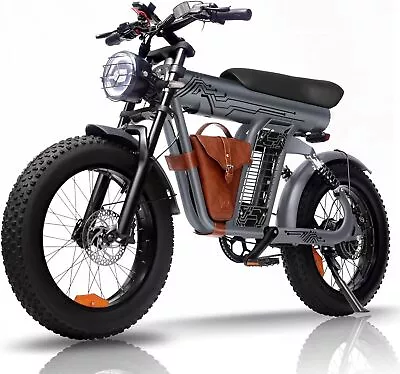 1200W Electric Bike 48V/20Ah Dual Suspension 4.0 Fat Tire 32MPH Adult Ebike • $1389.89