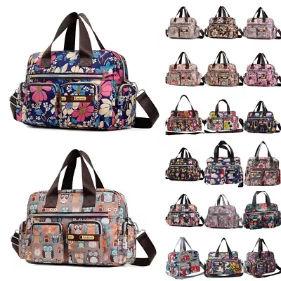 Women Nylon Tote Bag Multi Pockets Handbag Ladies Wallet Crossbody Messenger Bag • $26.83