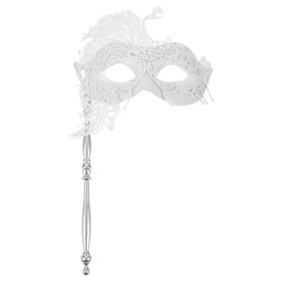  Handheld Masquerade Mask Party Costume Lace Masquarade Peacock • £5.78