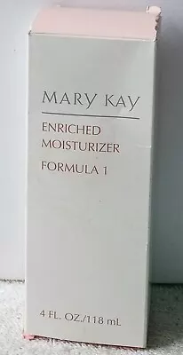 Mary Kay (106600) Enriched Moisturizer Formula 1 Absorbs Oil Hydrates Skin 4 Oz • $52.95