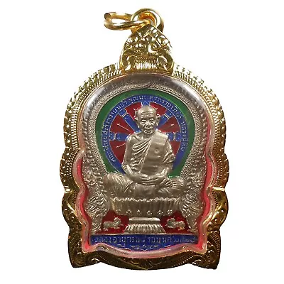 Top Real Old Thai Buddha Amulet Lp Tim Hot Pendant Very Rare !!! • $10.50