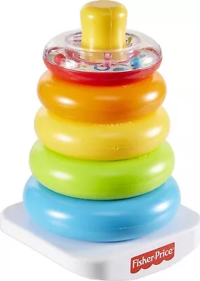 Fisher-Price Rock-A-Stack Baby Toy Classic Ring Stacking Toy For Infants And Tod • $14.90