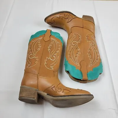 Matisse Mid-calf Western Boots Women's US 6 Turquoise Detail • $22