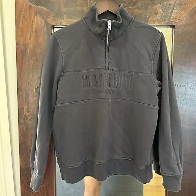 Country Road Heritage Logo Jumper Charcoal Black Size Medium Quarter Zip • $65