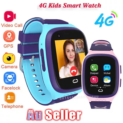 $62.50 • Buy 4G Kids Smart Watch Wifi Smartwatch GPS Locator Video SOS For Andriod IOS Phone
