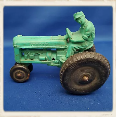 Vintage Auburn Rubber Tractor Toy 1950's • $13.95