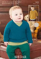 £3.49 • Buy Sirdar Baby Knitting Pattern - 1469 - Sweaters - Snuggly Baby Bamboo DK