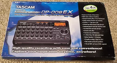 TASCAM DP-008EX 8-Track Digital Pocketstudio Multi Track Audio Recorder - GREAT • $132.50