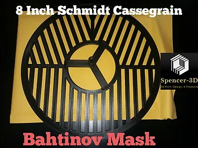 8 Inch Schmidt-Cassegrain LX200 ACF Bahtinov Focus Mask • $21.99