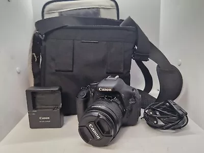 Canon EOS 600D 18.0MP - Black (Kit W/ EF EF-S 18-55mm Lens) • £169.99