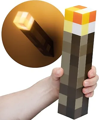 Minecraft 11 Inch LED Night Light USB Rechargeable Portable Torch Gifts For Kids • $21.77