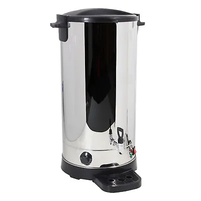 £89.99 • Buy Stainless Steel Tea Urn 35 Litre Commercial Electric Catering Hot Water Boiler