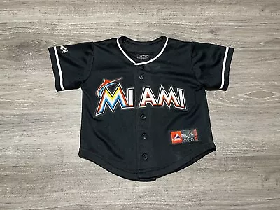 Vintage Florida Miami Marlins MLB Majestic Sewn Baseball Jersey Toddler Size 2T • $29.99
