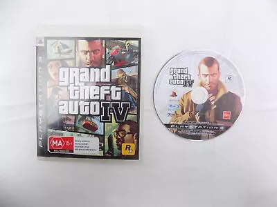 Mint Disc Playstation 3 Ps3 Grand Theft Auto IV 4 - No Manual Free Postage • $9.90