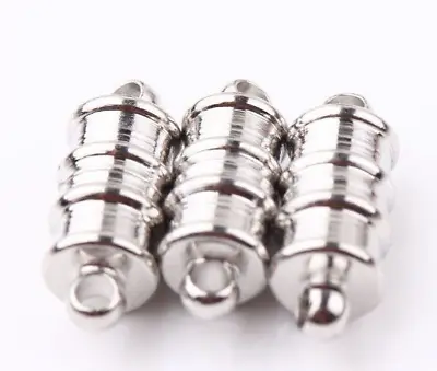 10sets Dull Tube Buckle Clasps Magnetic Round Barrel Clasps Jewelry Making Findi • $11.06