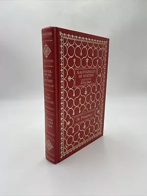 Masterpieces Of Mystery Selected By Ellery Queen Hardcover Red Gold Shelf Decor • $24.99