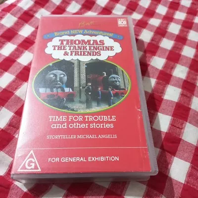 😇 Thomas The Tank Engine & Friends Time For Trouble And Other Stories VHS ABC G • $15.95