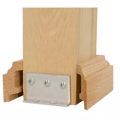 Stair Parts Box Newel Attachment Kit 5  Unfinished Red Oak • $40.05