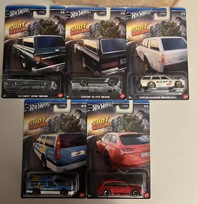 ⚡️Hot Wheels Hot Wagons [Set Of 5] Walmart Exclusive - Brand New⚡️ • $29.99