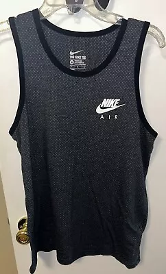 Nike Air Men’s Black Dotted Muscle Tee Shirt M • $9.99