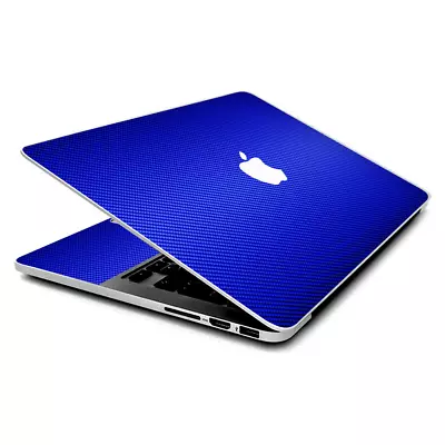 Skin Wrap For MacBook Pro 15 Inch Retina  Blue Carbon Fiber Look • $16.98