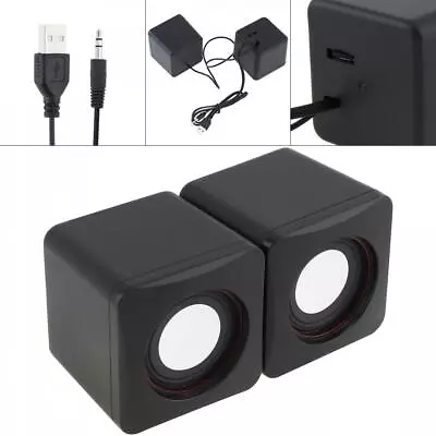 101Z Mobile Speakers USB 2.0 With 3.5mm Stereo Jack For PC Laptop Smartphone • $9.30