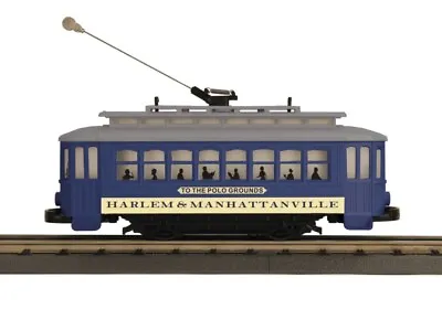 Mth Railking Harlem & Manhattanville (new York City) Bump N Go Trolley! O Gauge • $149.99