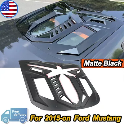 Rear Window Scoop Louver Sun Shade Cover Manba Style For Ford Mustang 2015-2022 • $148.98