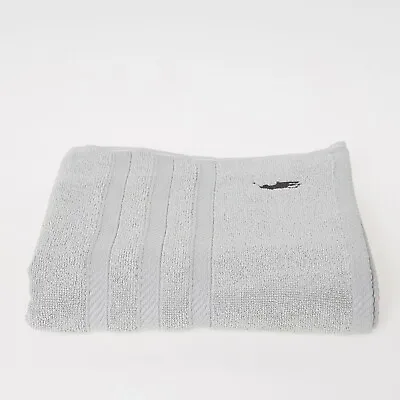 POLO RALPH LAUREN Grey Bath Towel 140x70cm 100% Cotton • £39.99