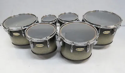 Pearl Drum Corps Championship Carbonply Sextet Marching Tenor Toms W/Carrier • $1500