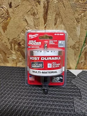 New Milwaukee2-1/4 In. HOLE DOZER Bi-Metal Hole Saw With 3/8 In. Arbor And... • $12.99