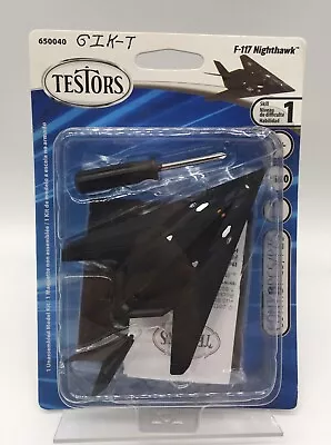 Testors 1/180 Scale Lockheed F-117 Nighthawk Diecast Metal Model Airplane 650040 • $15.99